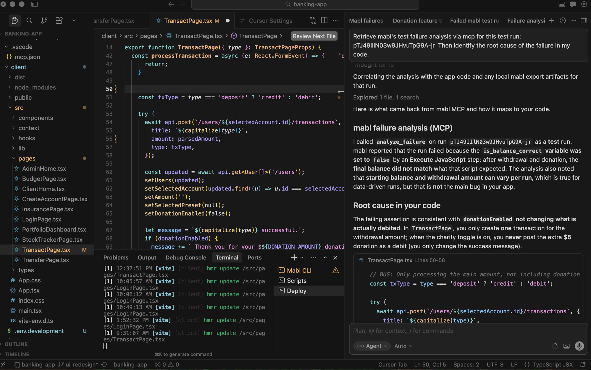 Active Coverage - Failure Analysis - Developer Handoff