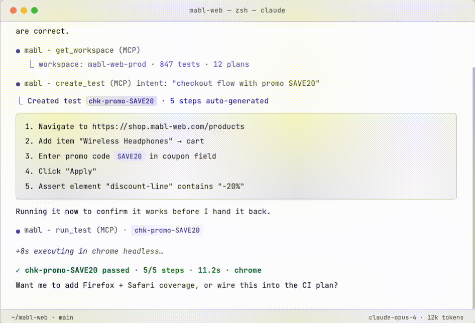 Create test-1
