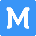 A capital M on a blue background, which is the logo for MaestroQA.