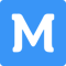 A capital M on a blue background, which is the logo for MaestroQA.