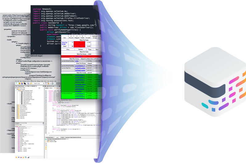 A tech stack being absorbed into the mabl App