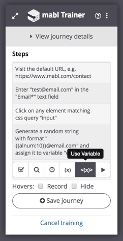 A screenshot showing that creating a randomly generated email address is a great way to test the website’s Contact Us flow.