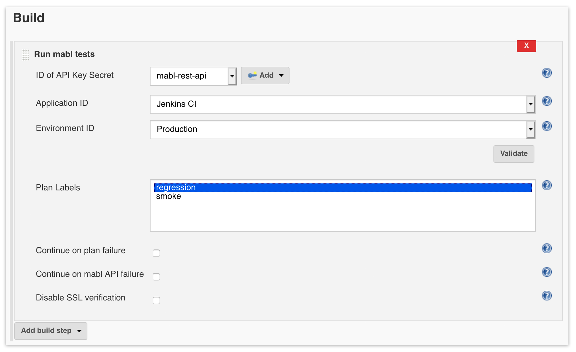 A screenshot showing that mabl and Jenkins accelerate development by allowing you to view mabl test results in Jenkin.