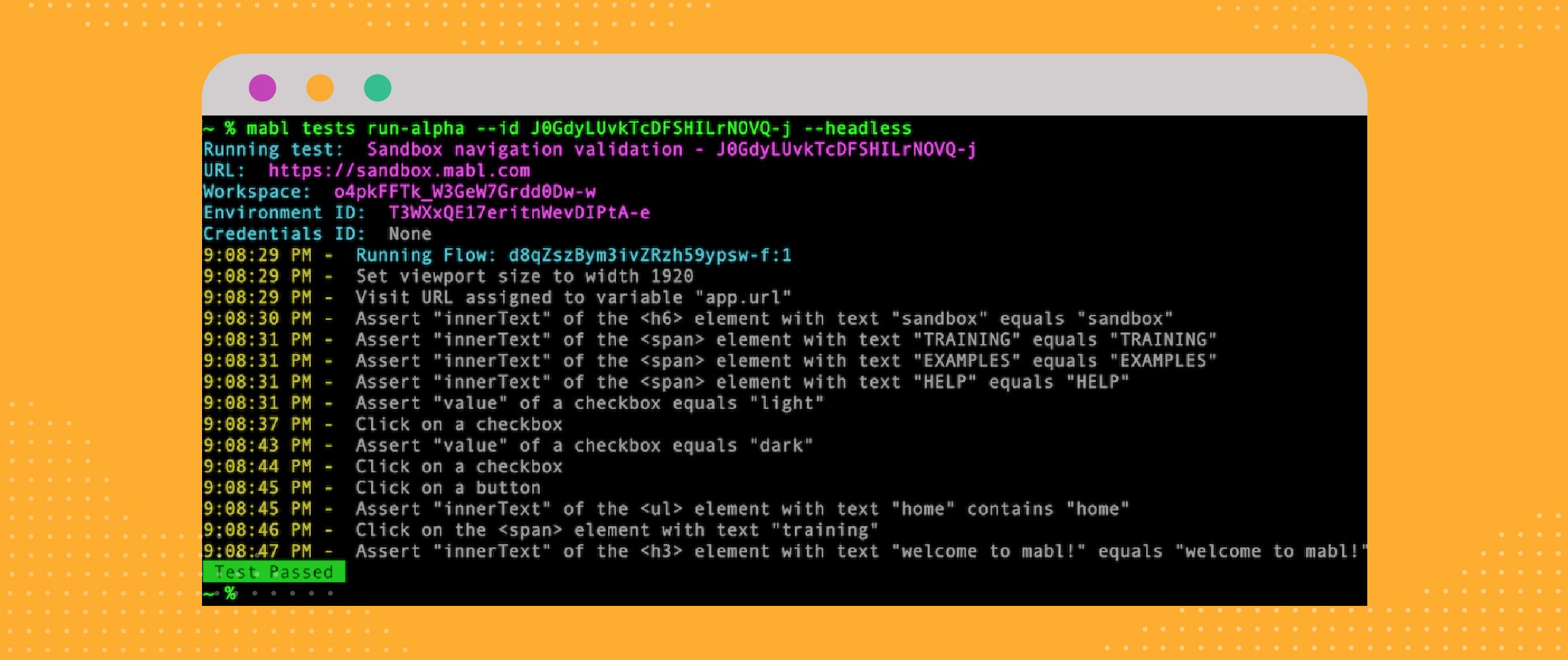 Lightning fast testing in your local environment