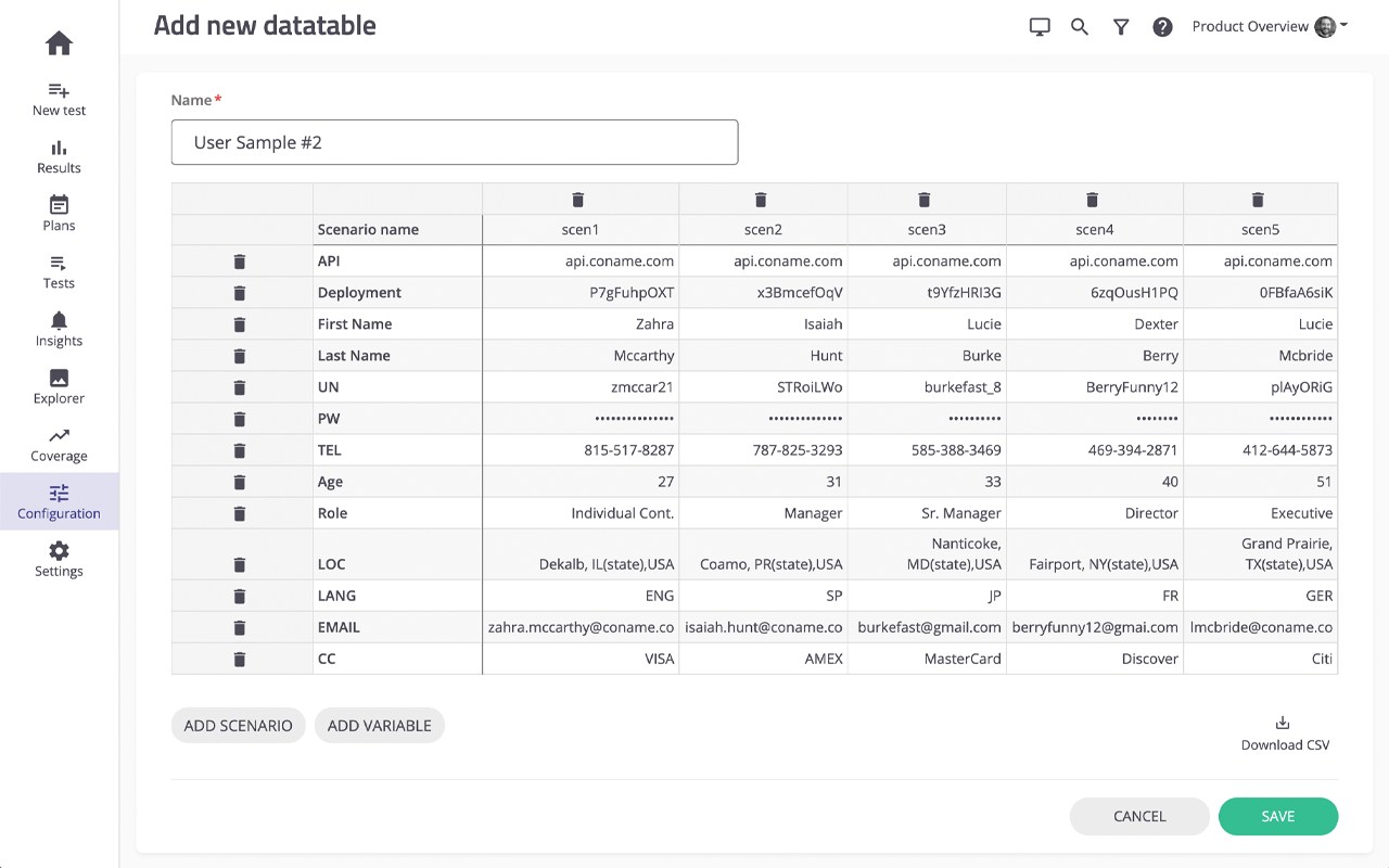 Creating a Reusable Data Table