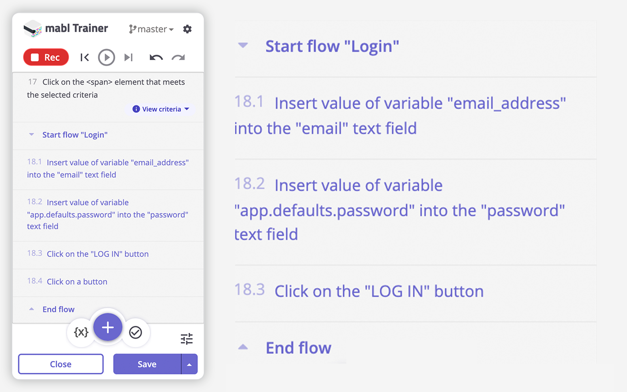 Reusable Flow